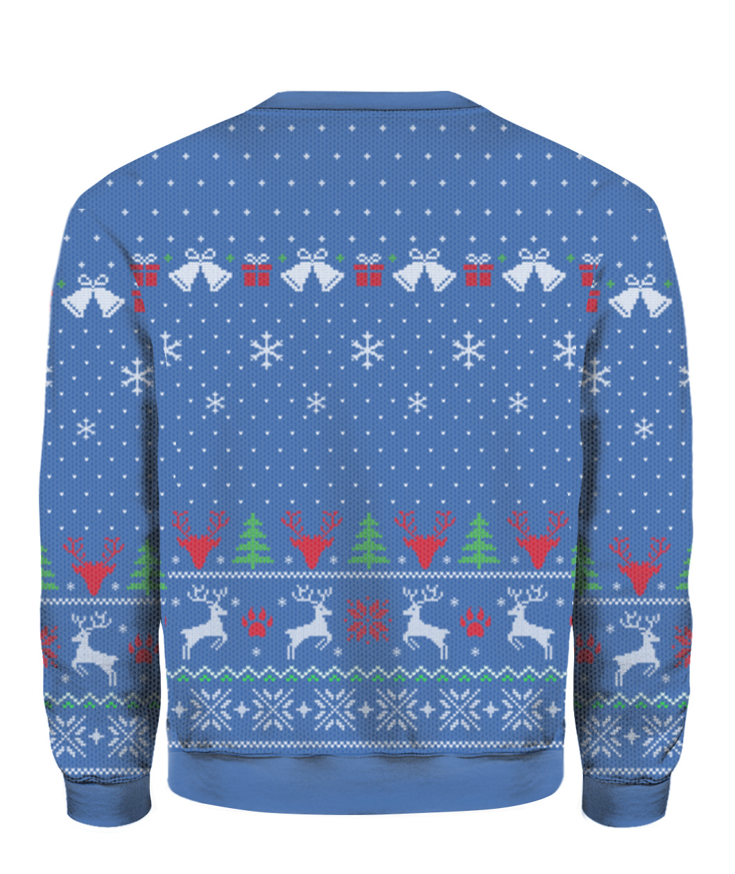 Bitch Calore Baskin Christmas Sweater Royal