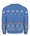 Bitch Calore Baskin Christmas Sweater Royal