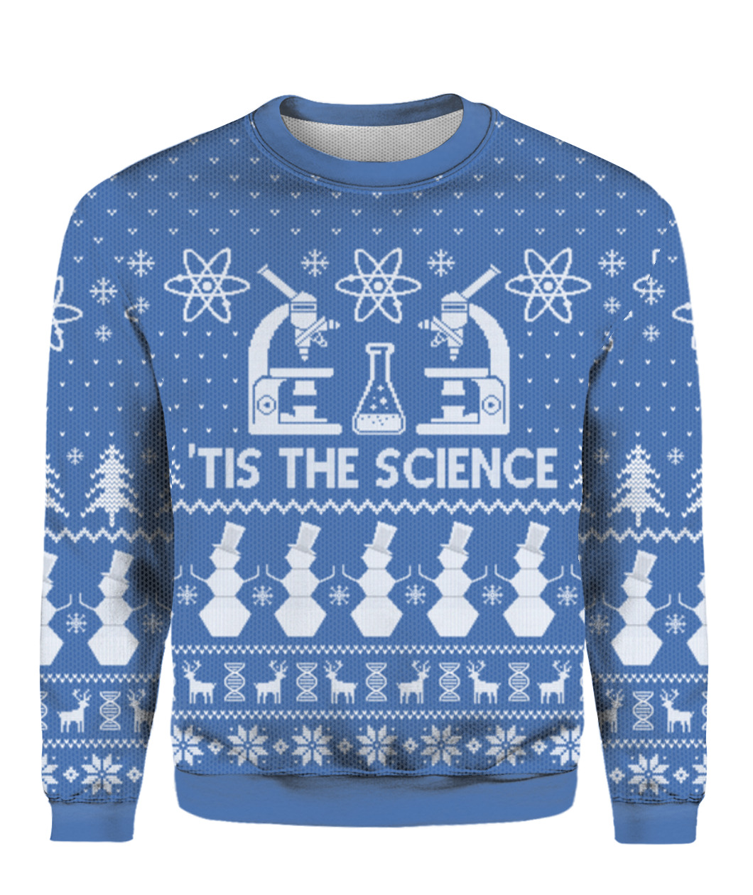 Tis The Science Christmas Sweater Royal