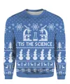 Tis The Science Christmas Sweater Royal