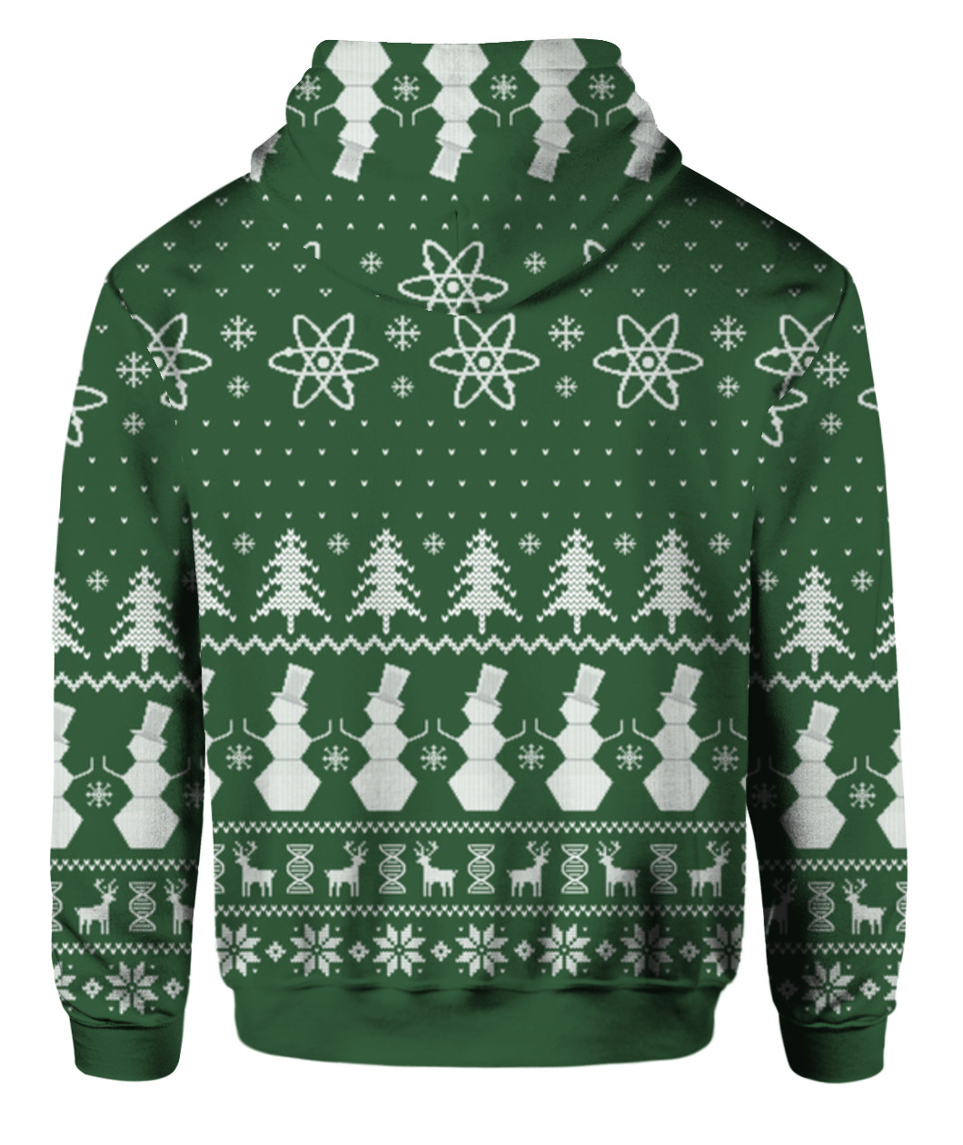 Tis The Science Christmas Sweater Green