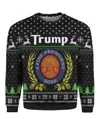 Trump Christmas Sweater Black
