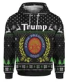 Trump Christmas Sweater Black