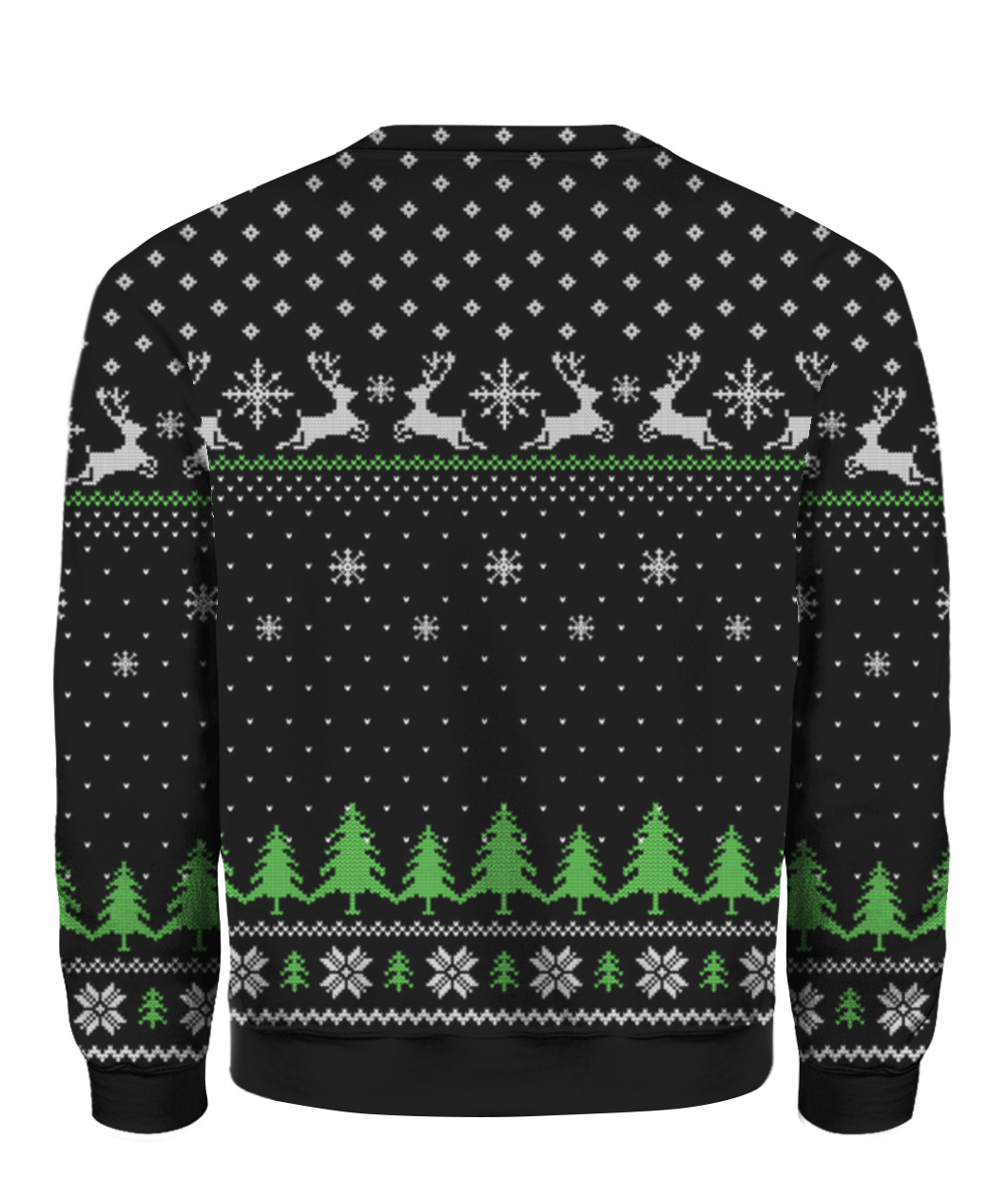 Trump Christmas Sweater Black