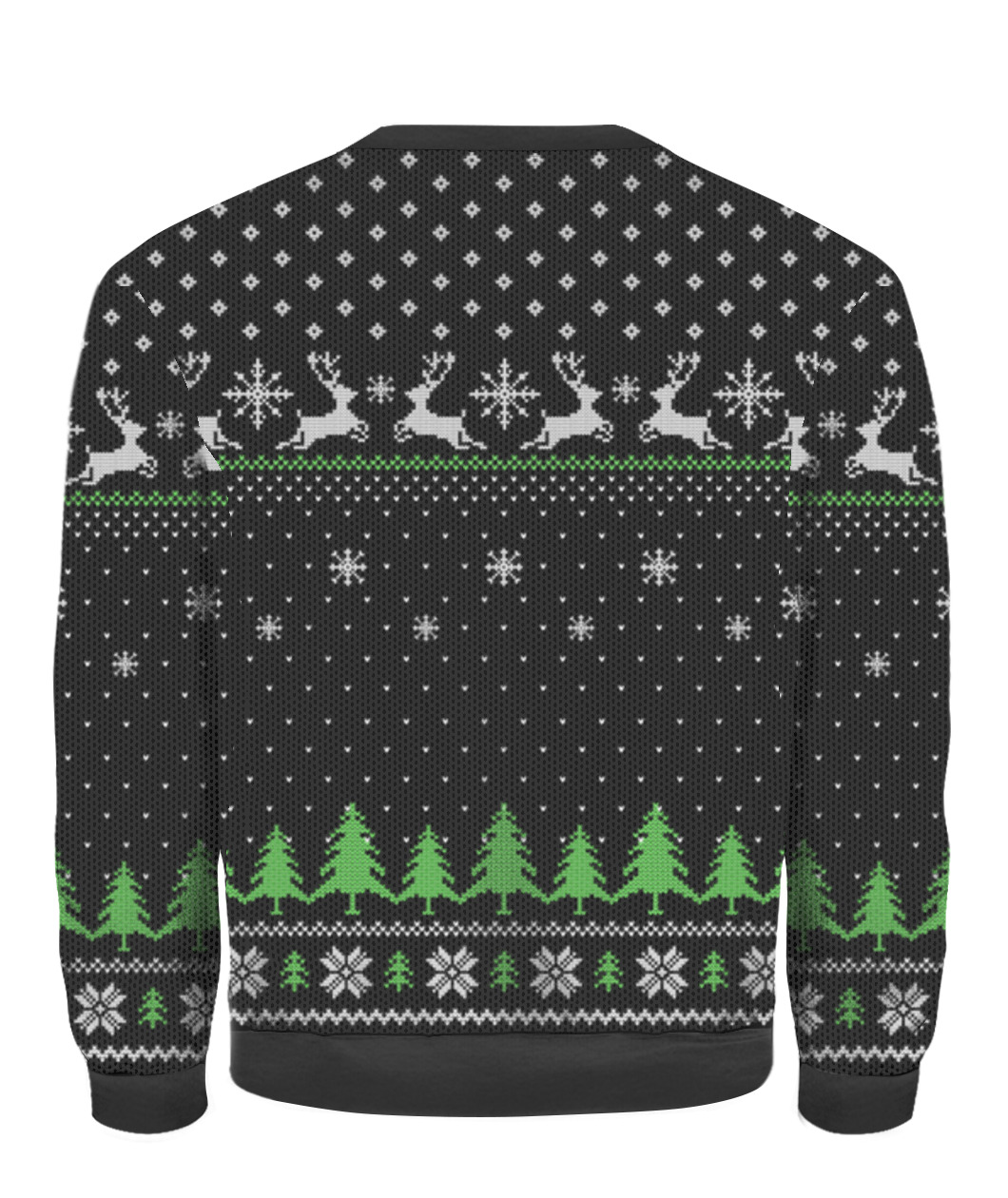 Trump Christmas Sweater Black