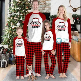 You Serious Clark Christmas Hat Matching Pajamas For Family | Best PJs Ideas For Family Members