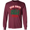 Dear Santa Wifes Fault Christmas Season Cotton Sweater For Spouse