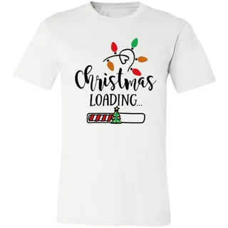 Best Christmas Loading Merry Xmas Short-Sleeve T-Shirt For Men Women | Christmas Tee Shirt Gifts For Him Her