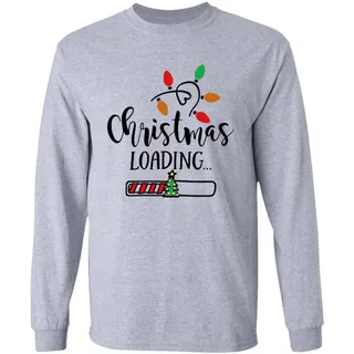 Ultra Cotton Christmas Loading Festive Unisex Sweatshirt Designs For Xmas Celebration