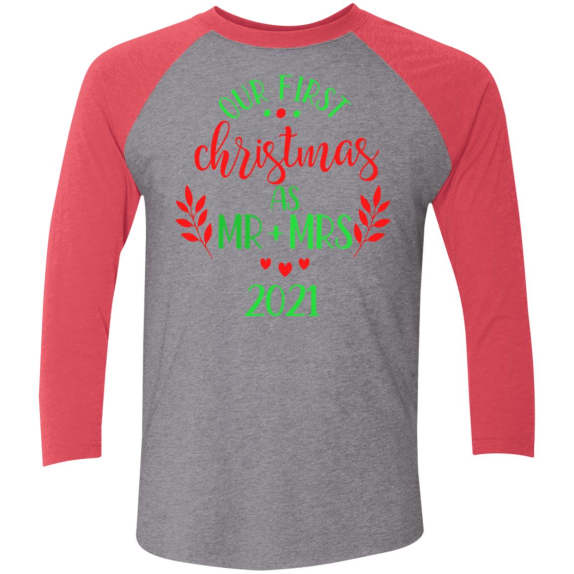 Our First Christmas Married Celebration T-Shirt Ideas For 2021 Couples - variant image 1