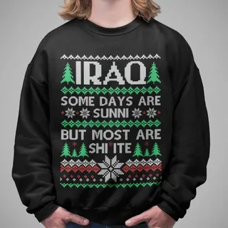 Iraq Veteran Ugly Christmas Sweater