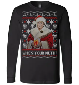 Whos Your Mutti Long Sleeve T-Shirt For Men Women