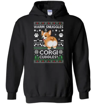 Corgi Ugly Christmas Hoodie