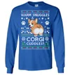 Corgi Ugly Christmas LS T-Shirt - variant image 1