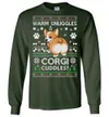 Corgi Ugly Christmas LS T-Shirt