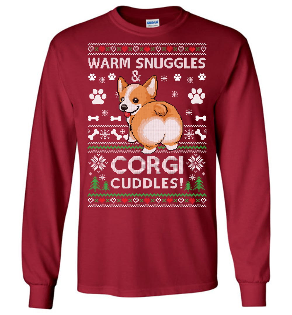 Corgi Ugly Christmas LS T-Shirt