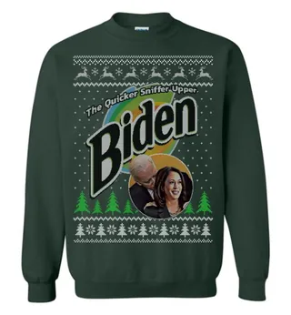 Biden The Quicker Sniffer Upper Ugly Sweater