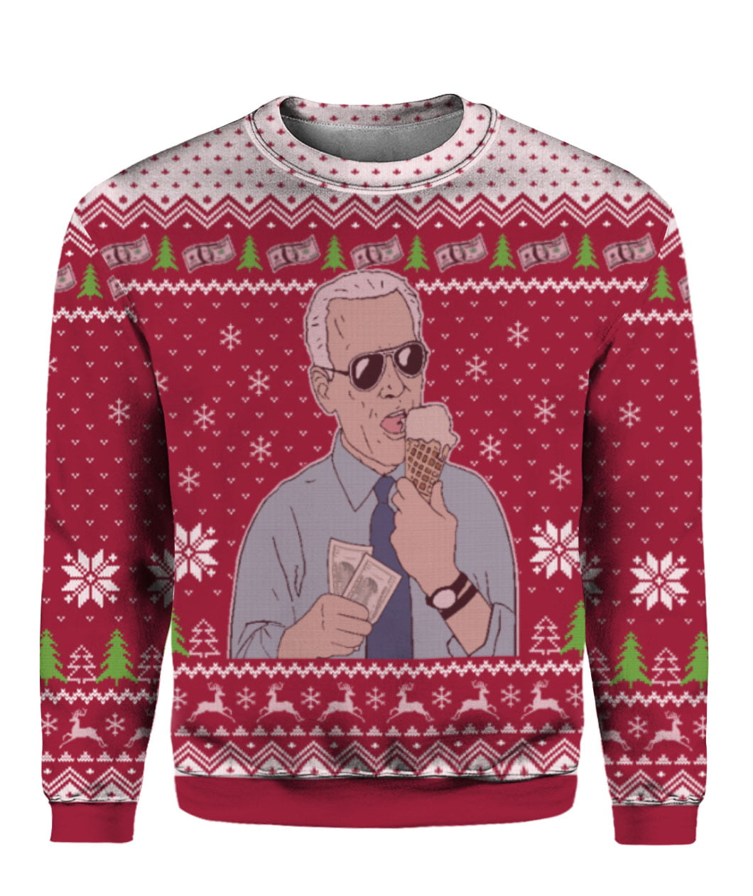 Biden Ugly Sweater Red