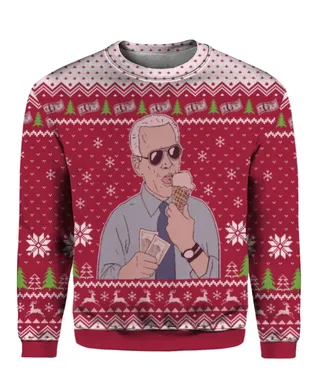 Biden Ugly Sweater Red