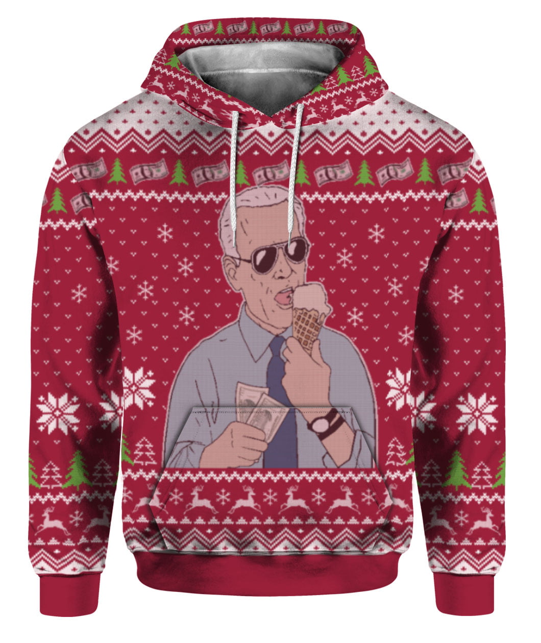Biden Ugly Sweater Red
