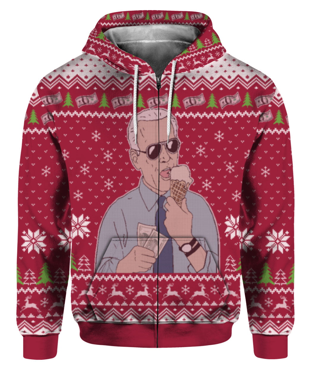 Biden Ugly Sweater Red
