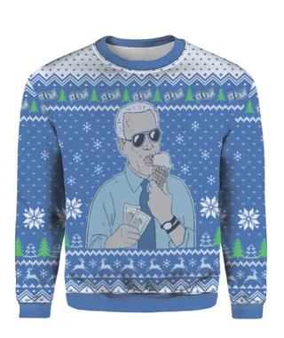 Biden Ugly Sweater Royal