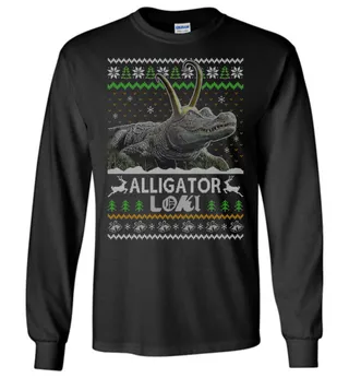 Alligator Loki Ugly Christmas LS T-Shirt
