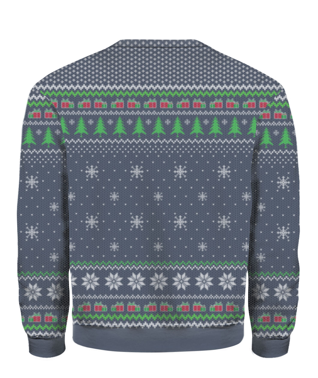 Ight Imma Head Out Santa Christmas Sweater Navy | Best Christmas Sweater