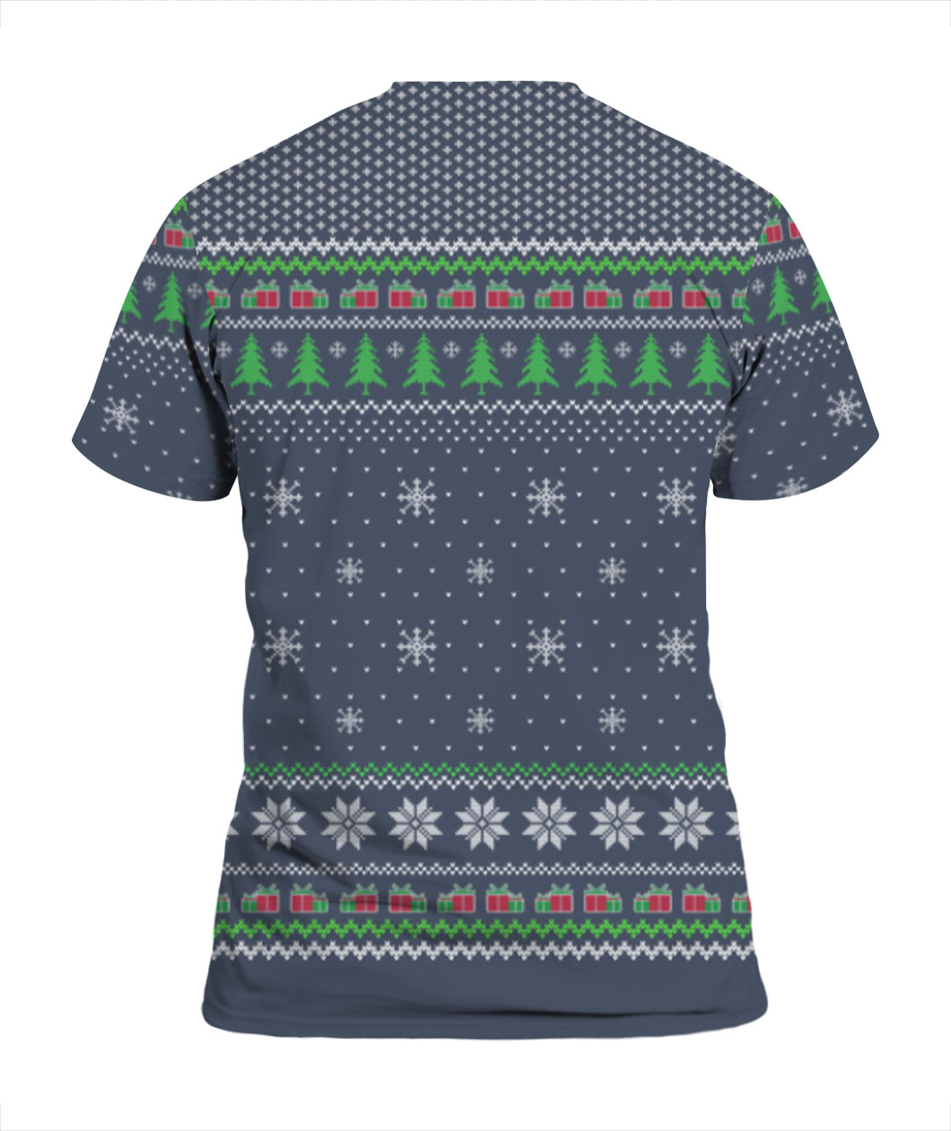 Ight Imma Head Out Santa Christmas Sweater Navy | Best Christmas Sweater